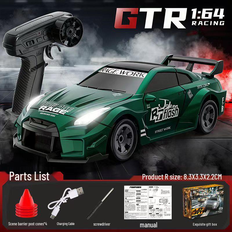 1:64 Mini High-Speed RC Drift Car - Racing Model Ornament, Perfect Holiday Gift for Boys