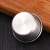 304 Stainless Steel Transparent Lid Cup Small Dish, Tomato Sealed Leak Proof Fresh Keeping Box Dipping Plate