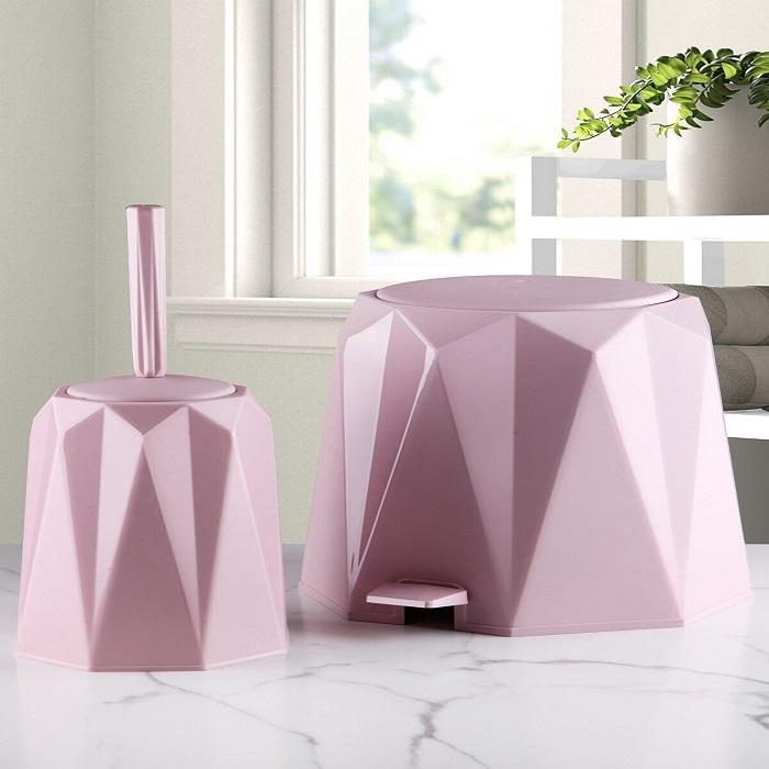 

Современный набор для чистки ванной комнаты из 2 предметов