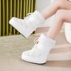 Fashion Waterproof Snow Boots Women's 2025 Winter New Thickened Thermal Sleeve Cotton Boots Non-slip and Wear-resistant Moon Boots