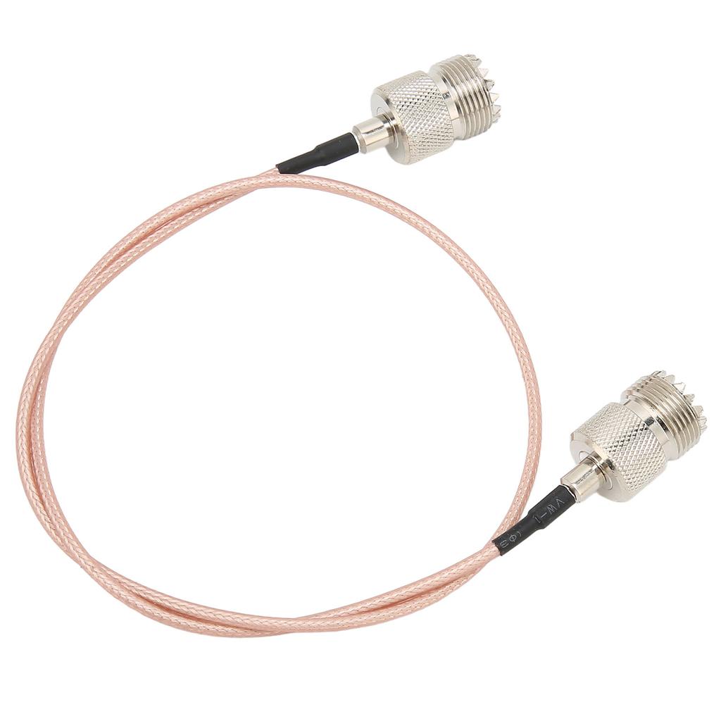 SO239 Head Feeder Cable 50cm Long SC316 Line Low Loss Coax Jumper Cable for Antenna Analyzer SWR Meter