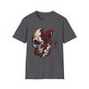 Unisex Softstyle T-Shirt Totenkopf Schlange Gothic Horror Okkult Reptil Tattoo