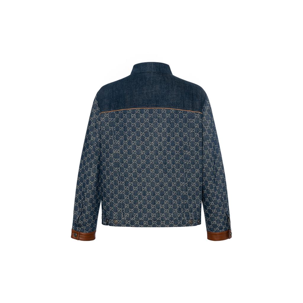 GUCCI Gg Monogram Eco Washed Organic Denim Jacket 649110-XDBIP-4266