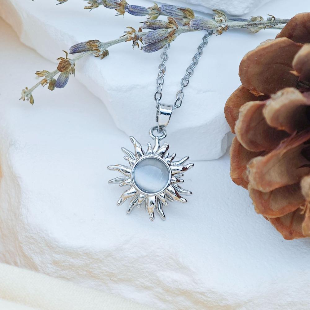 Collana da Donna Collana Farfalla Amore Rotante Accessori Versatili da Donna