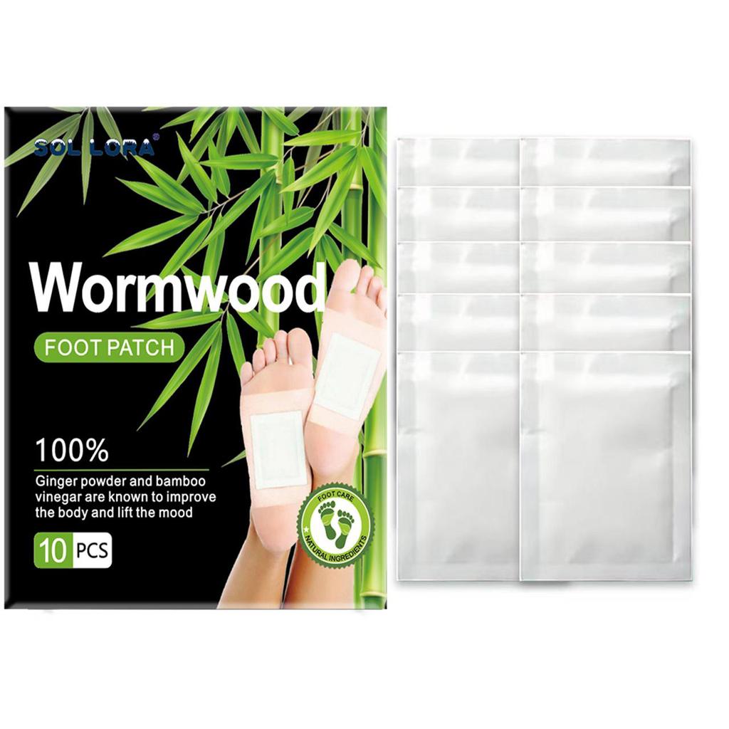 Sol Lora Moxibustion Foot Patch - Relieve Fatigue & Improve Sleep with Wormwood Care