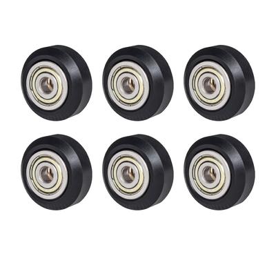6 pz Parti Della Stampante 3D POM Puleggia Ruota 625zz Puleggia Folle Ruota Rotonda Passiva Compatibile con