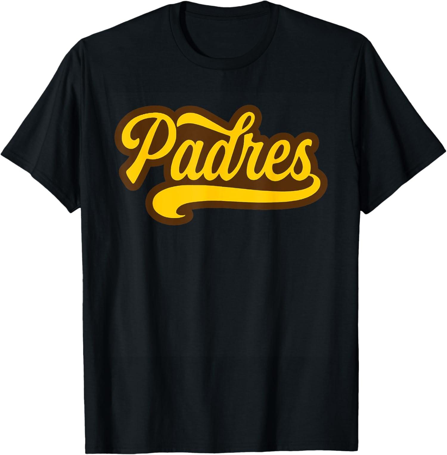 Padres Name Vintage Retro Baseball Lovers Fans Unisex T-Shirt S разноцветный