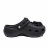Crocs Classic Platform Clog Green Mountain Ink Camellia Simple and Versatile Cloud Fashion Trend Casual Hole Shoes Women's Black
