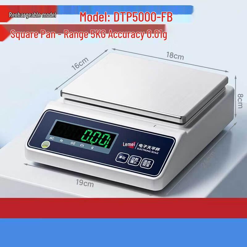 Dongmei 5000g/0.01g Precision Electronic Balance Scale (CN Version)
