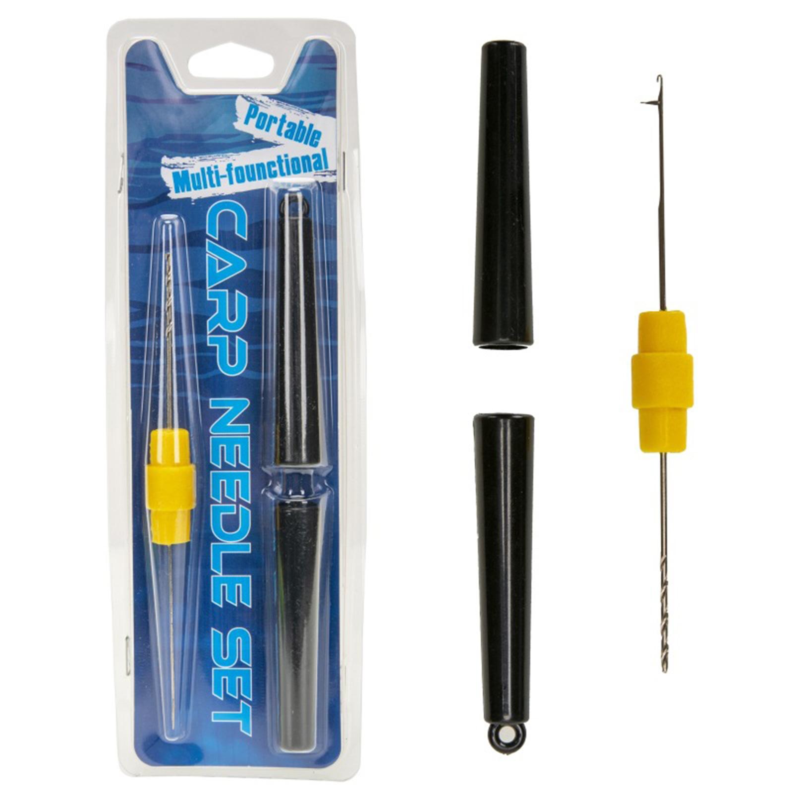 

Portable Fishing Rigging Baits Needle Double Head Baits Needle Fish Drill Tackle Rigging Tool Fishing Accessories 1 чорний