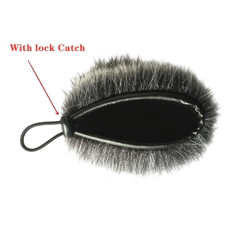 Durability Artificial Furry Wind Muff For H5 H6 XYH5 Microphone Recorder Ideal For Outdoor Interviews And Music Recording