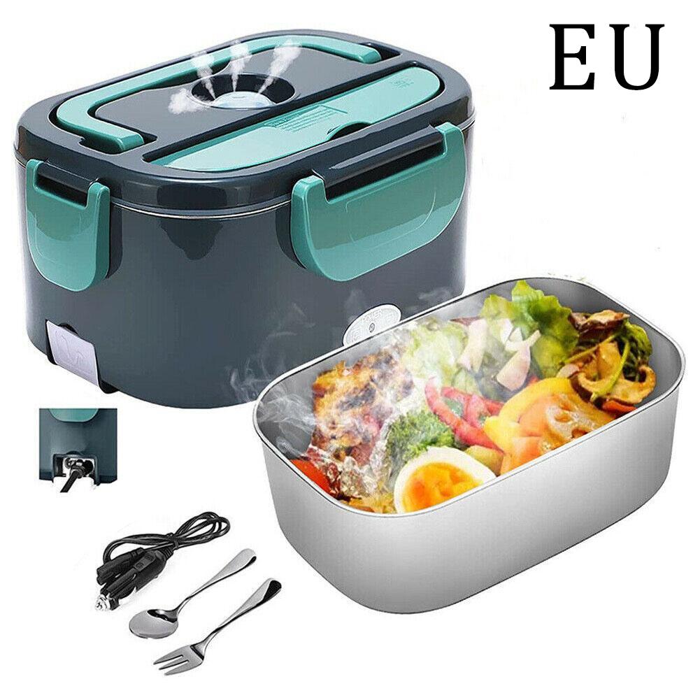 

1L Office Electric Lunch Box Food Warmer Portable Food Heater for Home or Car Leak Proof Lunch Heating Microwave for Truckers