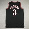 Philadelphia 76ers Allen Iverson 3 Authentic Stitched Mesh Basketball Jersey Men Women Sportswear