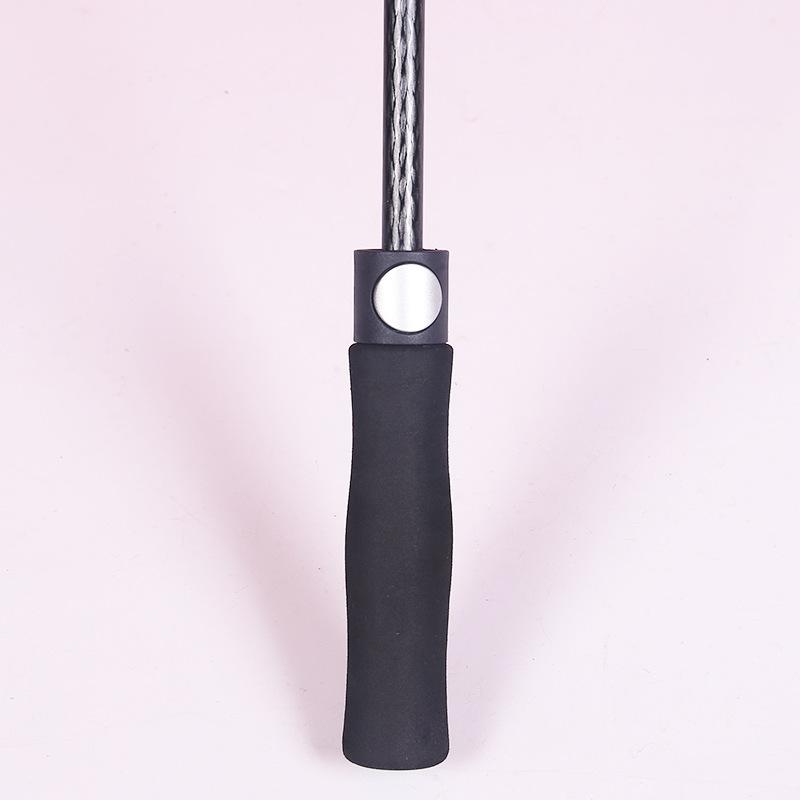 30 "automatic straight handle. Curved handle double layer golf business umbrella Large double men's umbrella windproof umbrella