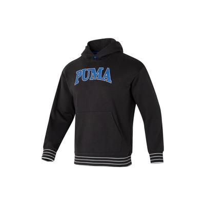 Puma Kapuzenpullover mit Buchstabenprint, lässig, langärmelig, amerikanisches Sweatshirt, Unisex-Sweatshirt, Schwarz 682921-01