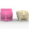 Succulent Plant Silicone Mold Elephant Shaped Flower Pots Mould Practical Concrete and Gypsum Mould for Floral Planter