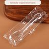MOSUO Disposable Clear Plastic Spoons