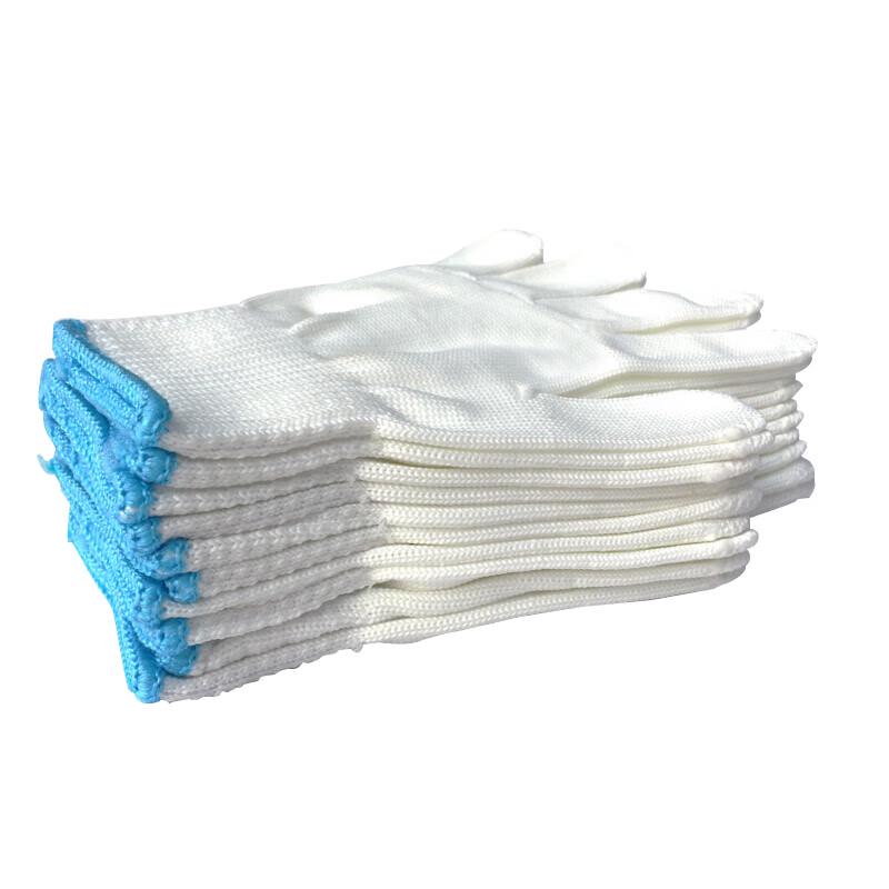 Wear-resistant Cotton Work Gloves, 12-Pair Pack