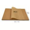 200 Pieces Baking Paper Non Stick Pre Cut Baking Paper Barbecue Paper Not Curl Burn Wax Baking Food Oven Paper