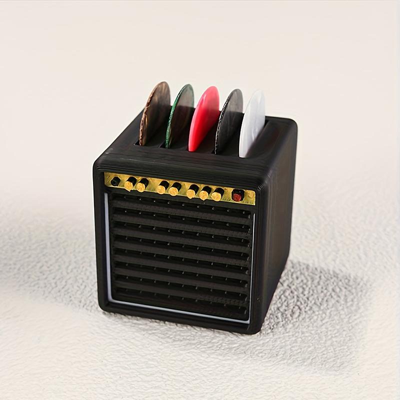 3D Printed Portable Guitar Pick Holder With Drawer Waterproof Dustproof Guitar Picks Organizer Picks Storage And Display Gifts