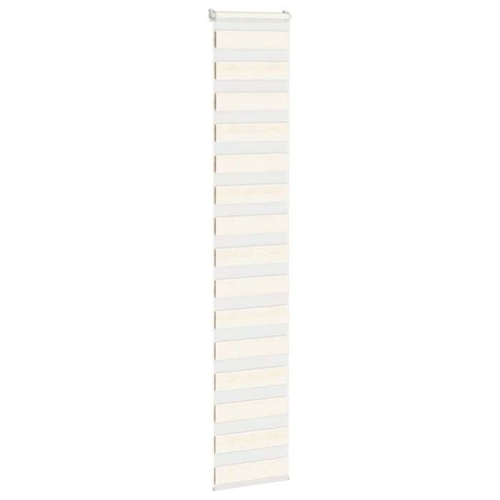 VidaXL Store Zèbre Beige Marbré Largeur Du Tissu 35,9 Cm Polyester, Store À Enrouleur Zébré, Store Zébré Pour Fenêtre, Store 4014691