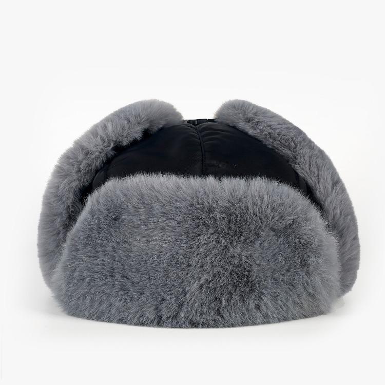 Men's Winter Lei Feng Hat: Warm, Windproof, Embroidered, Ear-Protecting, Thickened Cotton for Outdoor Riding