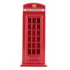 Metal Red British English London Telephone Booth Bank Coin Bank Saving Pot Piggy Bank Red Phone Boot