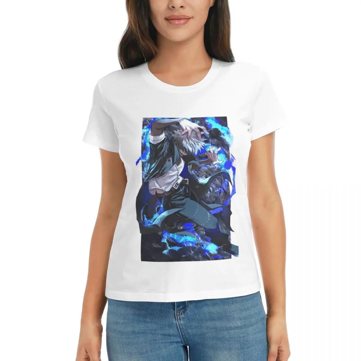 Women TShirt My Hero Academia Dabi Anime Unisexga MHA Blueflame Short Sleeve Tees ONeck Cotton T Shirts Clothes Tops Streetwear S