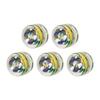 5 Pcs Underwater Fish Attraction LED Lamp Lure Eye Shape 12mm Electronic Button Battery Fish Attractor Light Lure