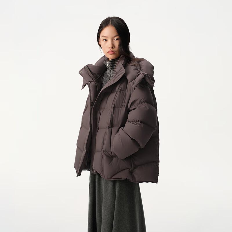 Broadcast Women's Loose High-Neck Short Down Jacket