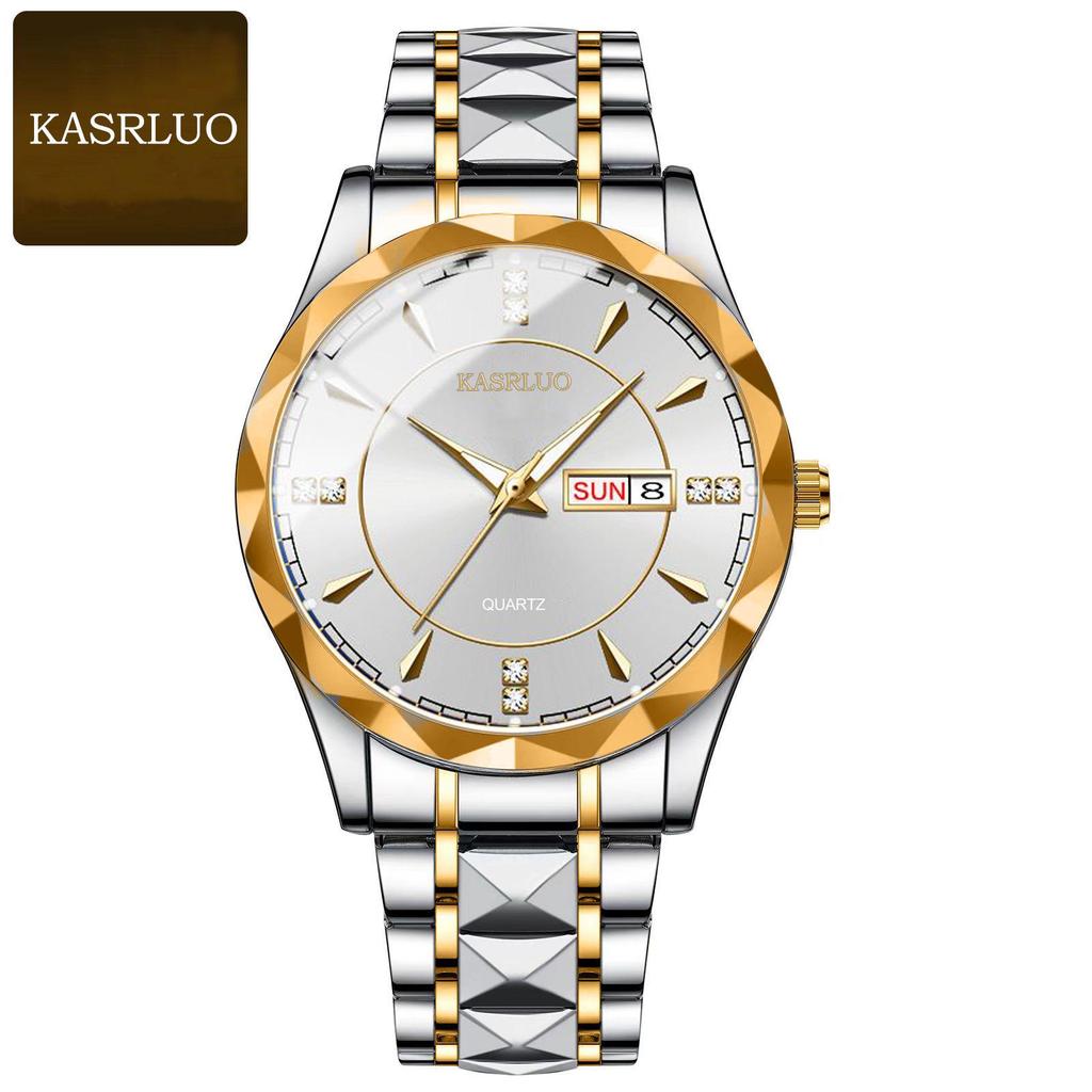Casarole Trendy Men's Waterproof Alloy Calendar Quartz Watch - TikTok Bestseller