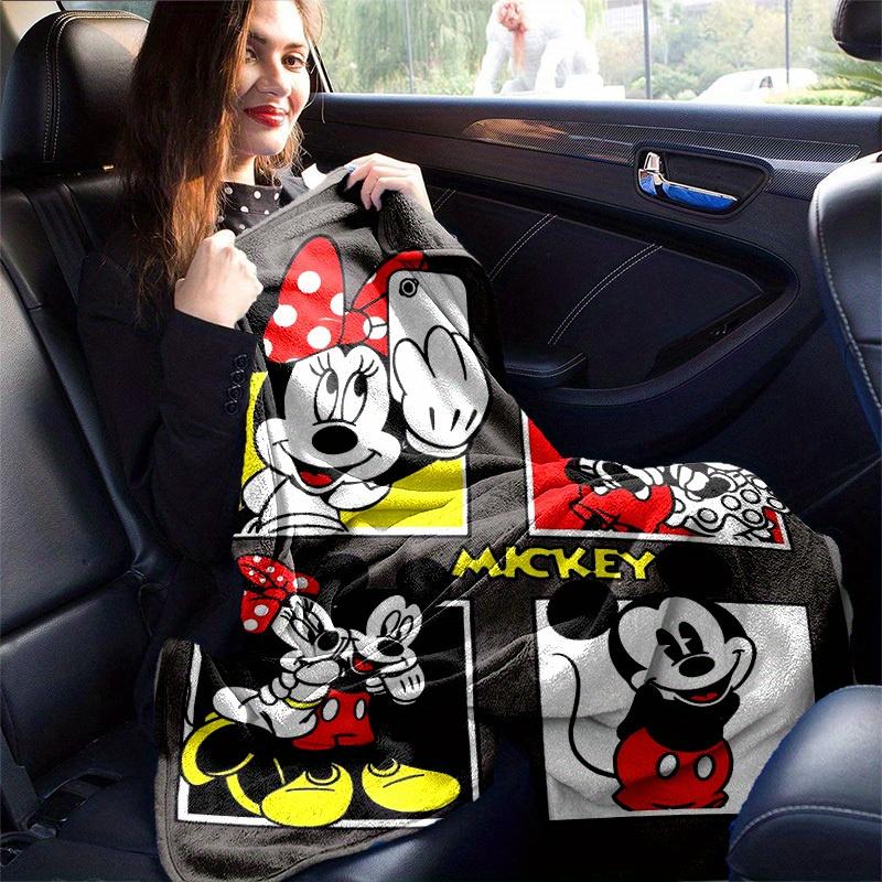 1 pezzo, Coperta Accogliente Mickey e Minnie per Arredamento Casa: Un Regalo Perfetto per Camera da Letto, Soggiorno, Viaggio, Campeggio, Auto