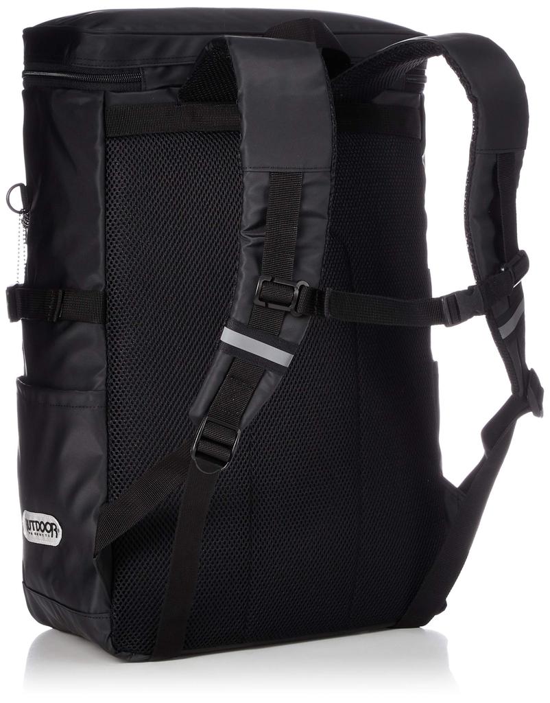 Square Daypack BIG PRINT LOGO SERIES Black [Outdoor Products]