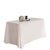 Conference Table Tablecloth Hotel Office Exhibition Advertising Ground Marketing Solid Color Red And White Rectangular Tablecloth Fabric