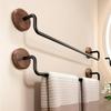 Modern Style Bathroom Towel Hanger Simple Installation Single Bar Storage Holder  Bathroom Storage