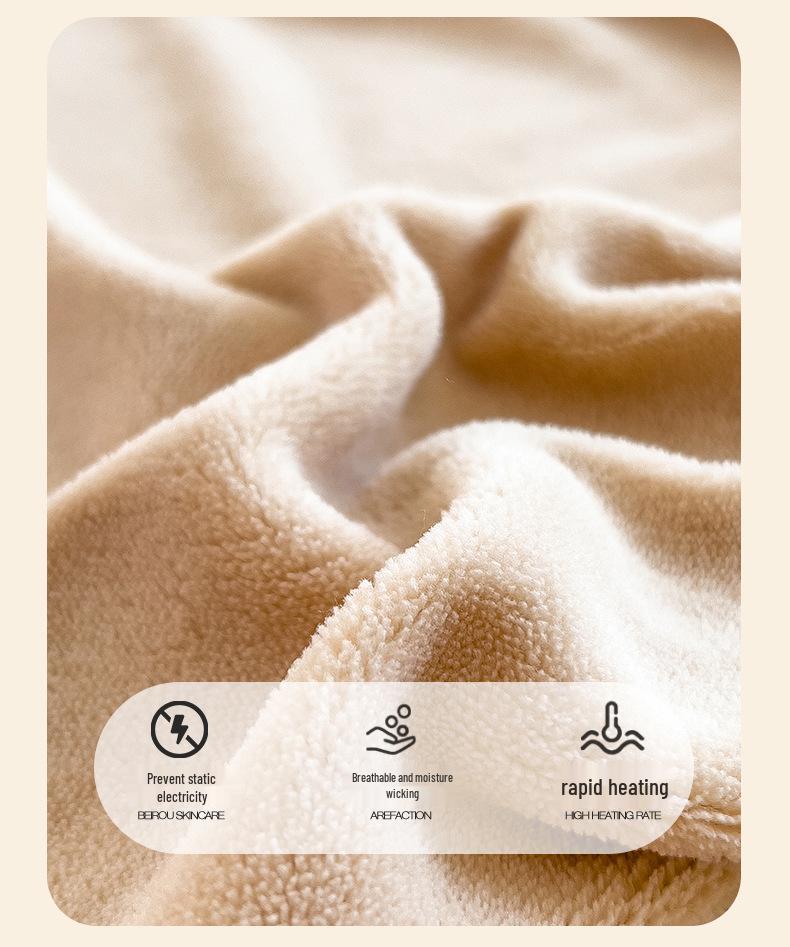 Autumn Winter Flannel Fitted Sheet: Non-slip Coral Fleece Bedspread & Mattress Cover