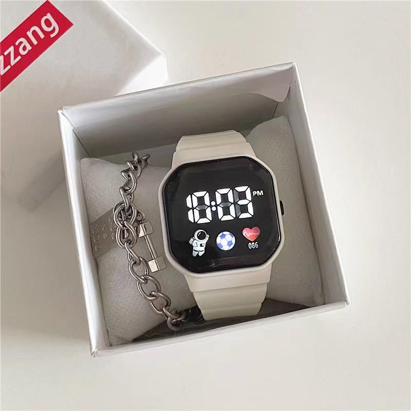 Trendy And Fashionable Children's Digital Watch With Unicorn Design Led Display And Night Light