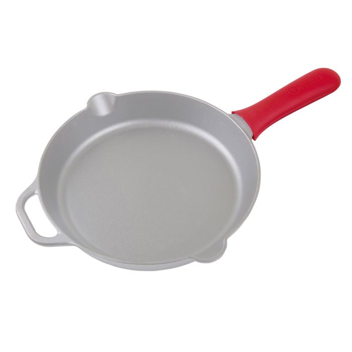 Support de Poignée Protection en Silicone pour Poêles à Frire en Fonte Ø 16-20cm Victoria 35624 Rouge