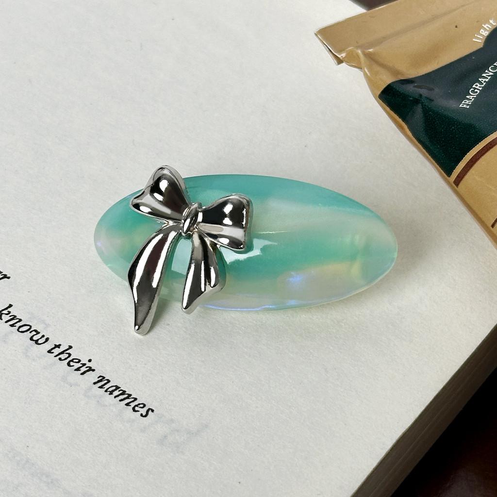 Mini Bowknot Adorable Acetate Hair Clip For Women In Stylish And Versatile Colors