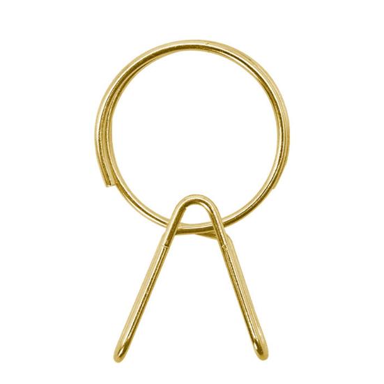 1/2Pcs Key Clip Stainless Steel Clamp Design Easy Installation Split Ring Alternative Key Organizer Key Accessory
