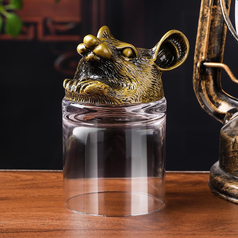 

Zodiac Wine Glasses, Crystal Glass, Lead-Free Light Luxury, High-End Two Or Two Glasses Of Chinese Wine Sets, Advanced Sense