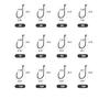 100pcs Sharp Fishing Hook 100Pcs Carp Hook Strong Ringed Eye Hook  Saltwater
