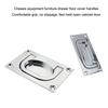 Multipurpose Spring Loaded Concealed Handle Silver Finish Convenient for Home Lift Door and Toolboxes Daily Use