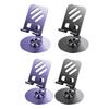 Metal Phone Stand, Foldable 720-degree Rotating Desktop Tablet Holder, Heavy Duty Universal Cradle with Charging Port