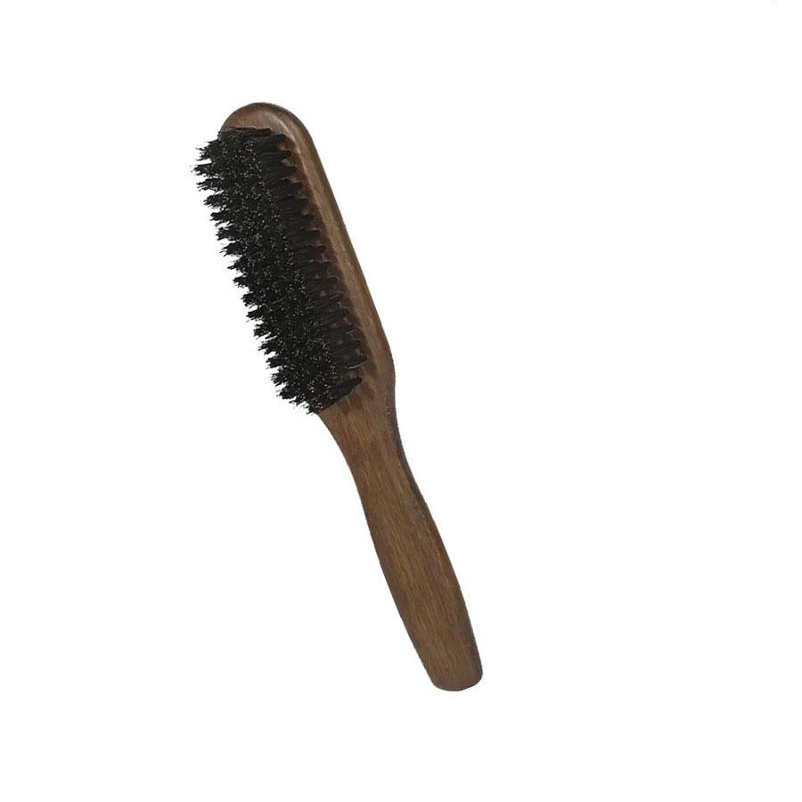 Beard & Hair Grooming Kit: Tail Bristle Brush, Beard Comb, Styling Oil