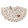 Adjustable Snap Baby Ruffle Bib Floral Lace Saliva Towel Vintage Feeding Drool Bib  0-2 Years Baby
