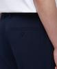 Musinsa Standard Lightweight Tapered Hidden Banding Crop Slacks [Deep Blue]