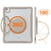For iPad Air 13 (2025)/(2024)/Pro 12.9 (2022)/(2021)/(2020)/(2018) Case Rotary Kickstand PC+TPU+Silicone Tablet Cover