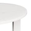 Coffee Table Set 2 pcs White Solid Pine Wood