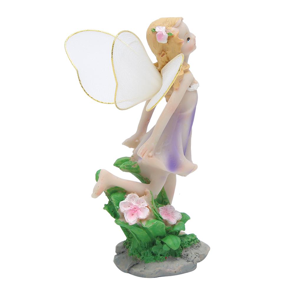 4pcs Set  ature Fairy Figurines,   Fairy Figurines Tiny Elf with Bright Color and   Lines, for Courtyard Mall Scenic Spot